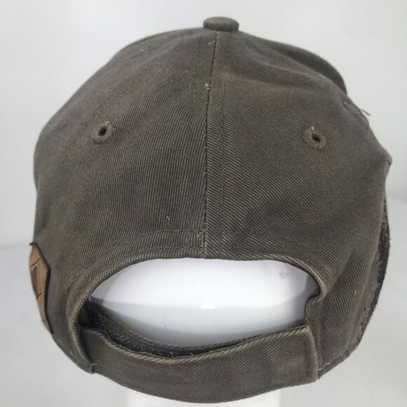 Dri Duck Authentic Wildlife Series Olive Green Embroidered Moose Scape Ball Cap - Picture 11 of 15